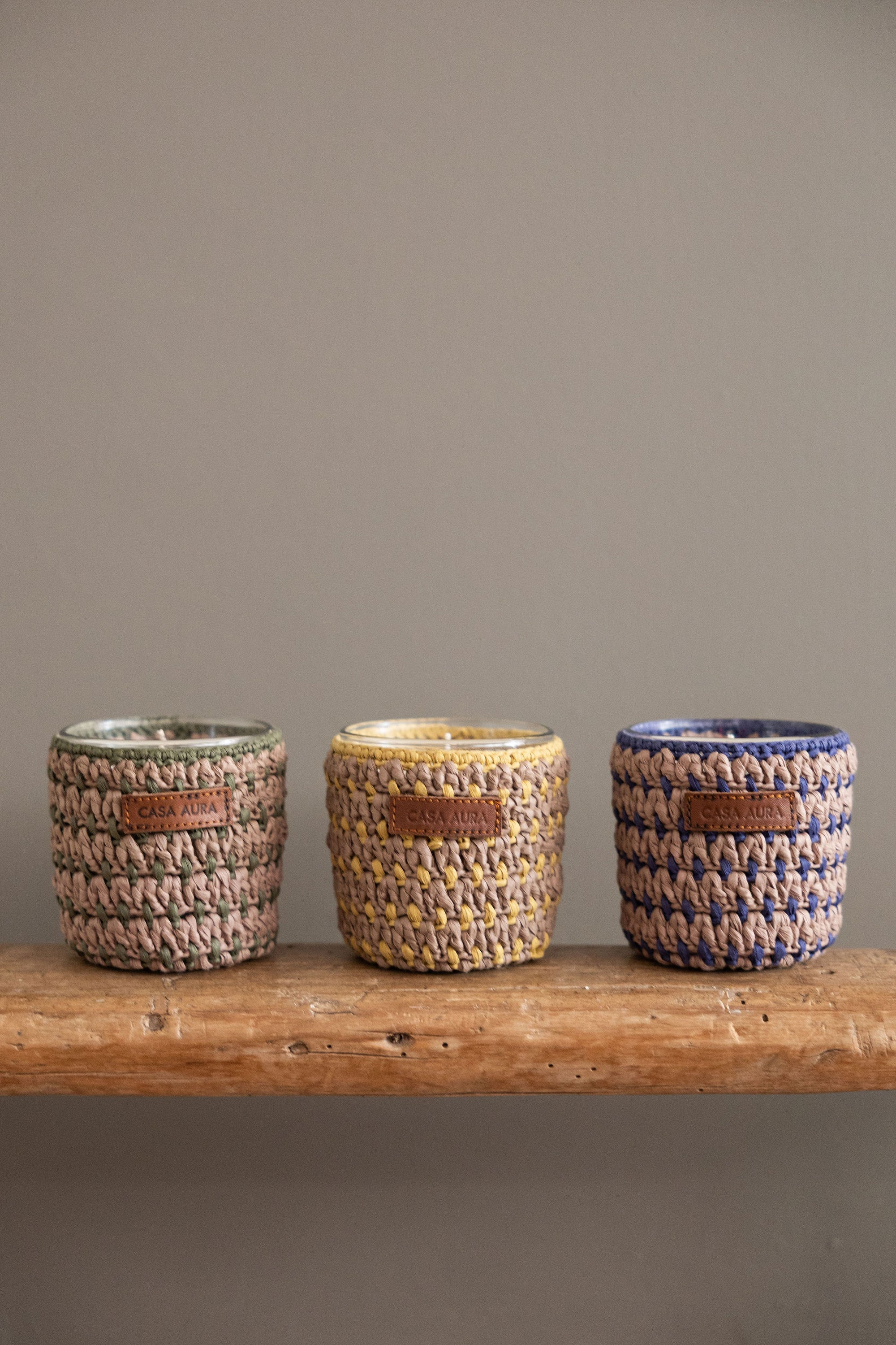 Rafia color amarillo