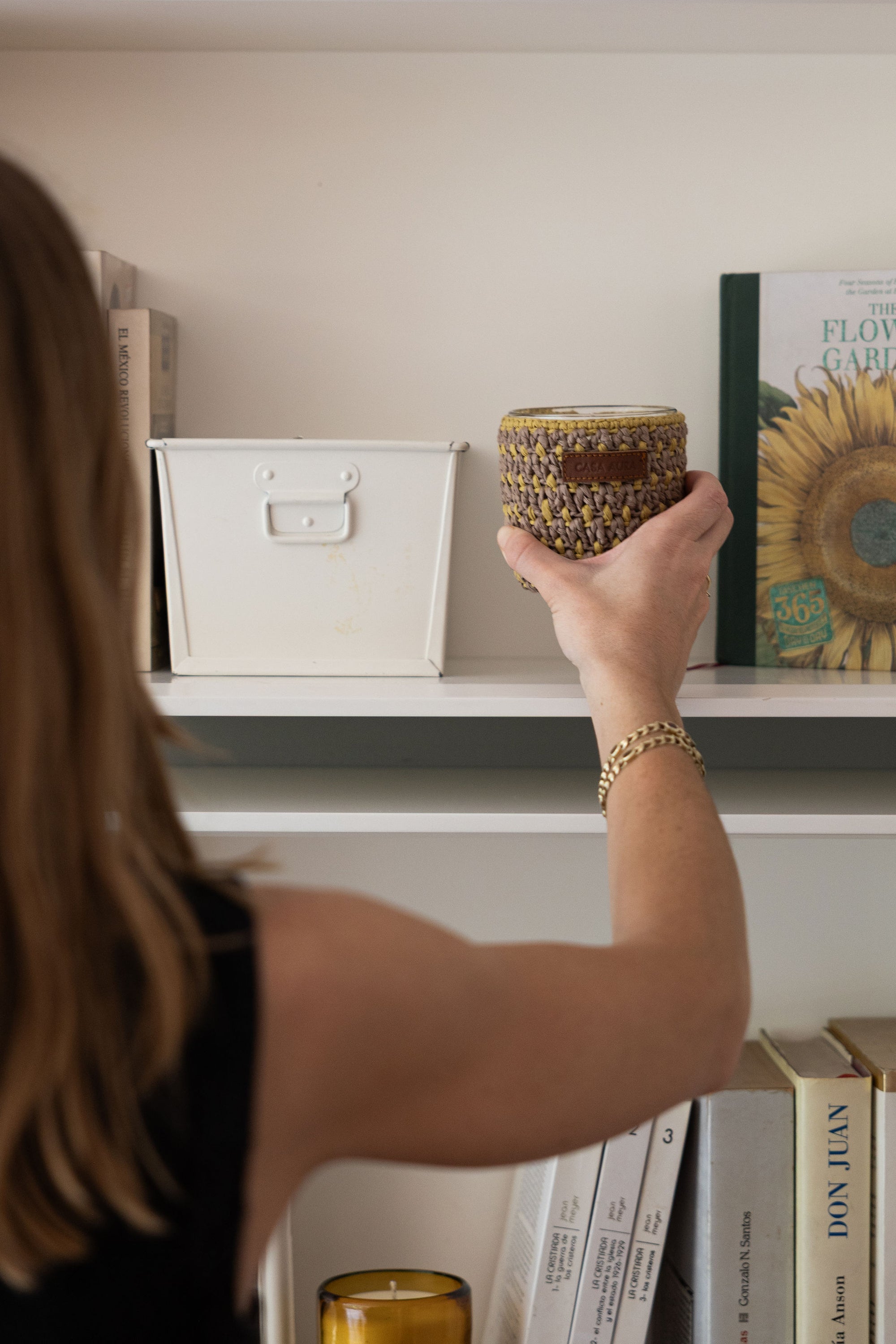 Rafia color amarillo