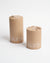 Juego cirios beige