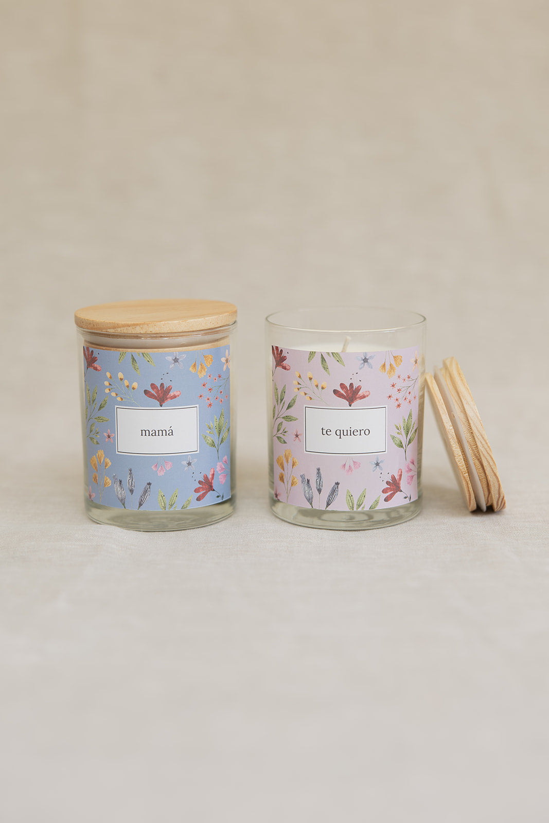 Set de 2 velas (230g c/u)