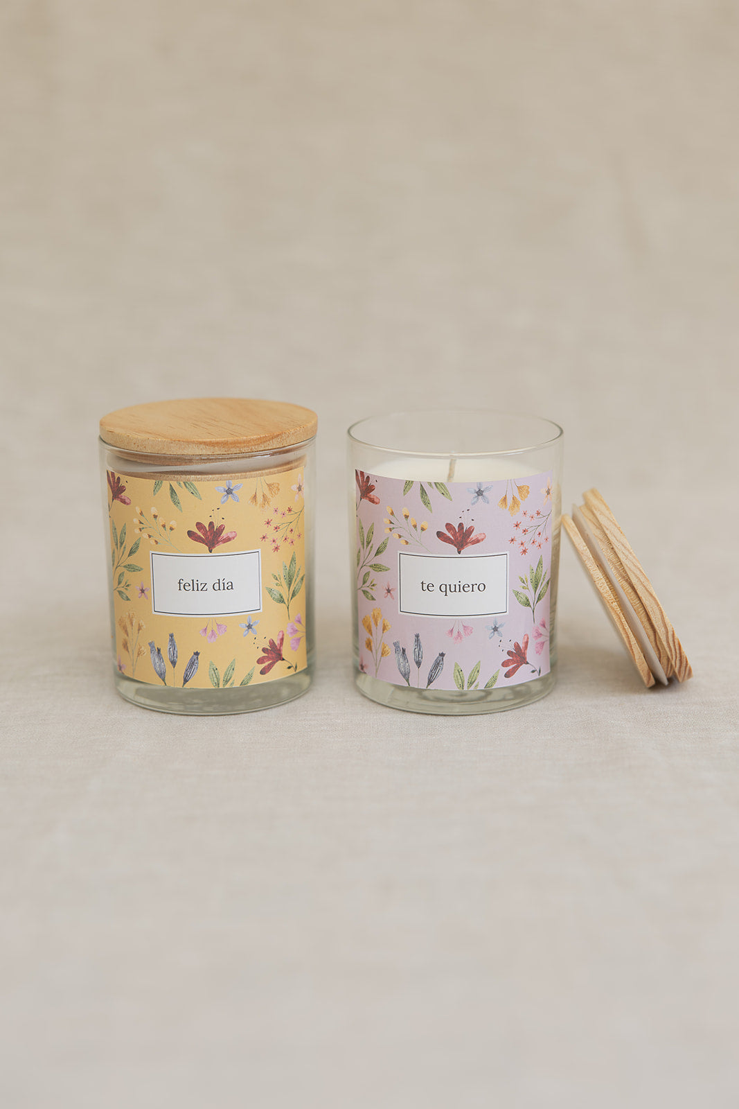 Set de 2 velas (230g c/u)